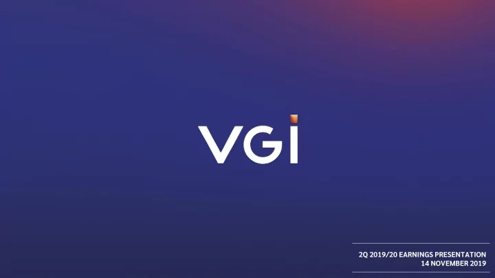 2q 2019 20 earnings presentation