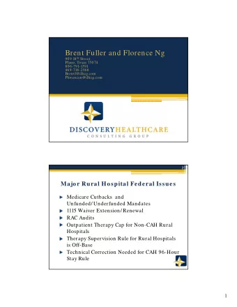 Brent Fuller and Florence Ng 909 18 th Street  Plano, Texas 75074  806-791-1591  469-718-2568