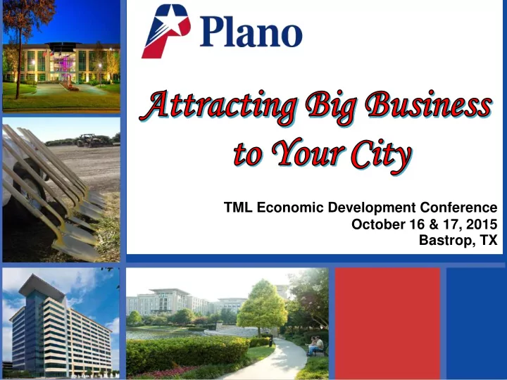 tml economic development conference