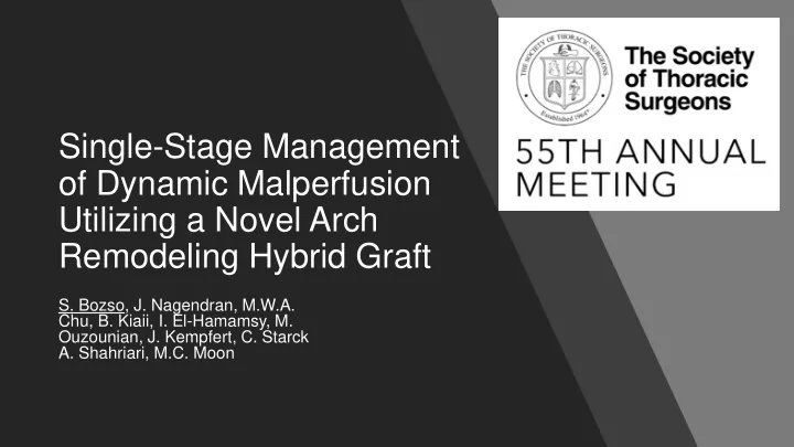 single stage management