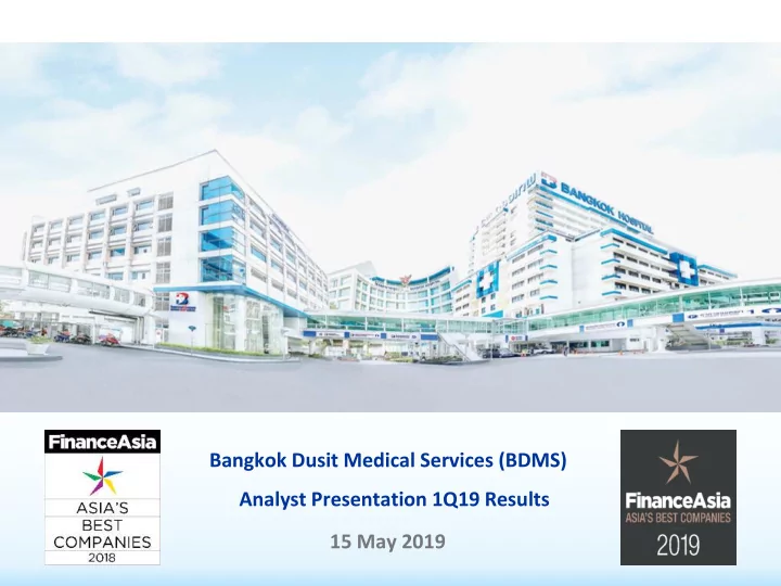 bangkok dusit medical services bdms analyst presentation