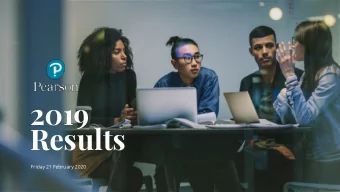 2019  Results  Friday 21 February 2020  2 Introduction | Pearson 2019 full year results | 21