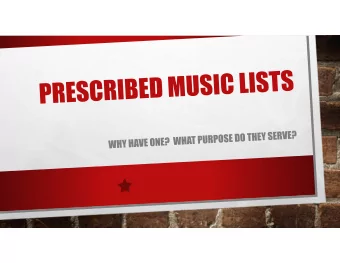 2 TYPE  S OF PML USE  S  LARGE  GROUPS (BANDS. CHOIRS, ORCHE  STRAS)  SOLOS AND/ OR E  NSE