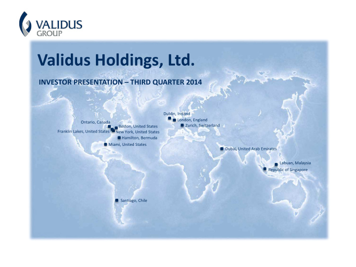 validus holdings ltd