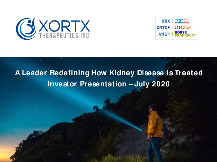 a leader redefining how kidney disease is treated