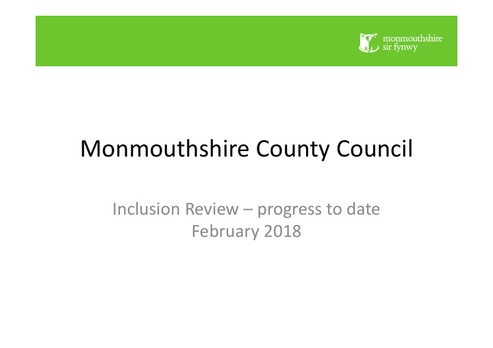 monmouthshire county council