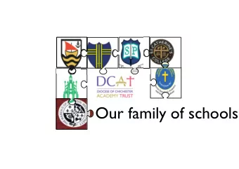 Our family of schools  With God's help  Achieve,  To the  Gods children  we will live kindly,