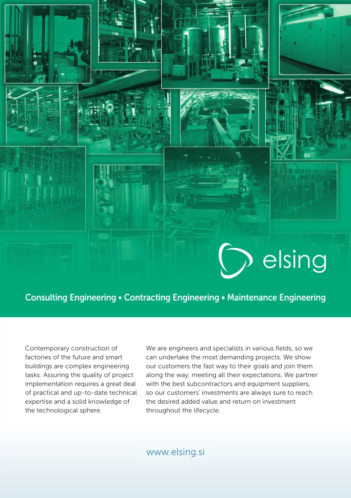 elsing si safe reliable effjcient