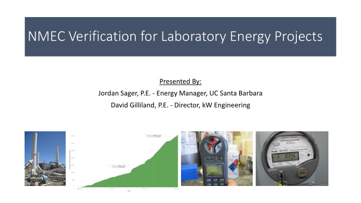 nmec verification for laboratory energy projects