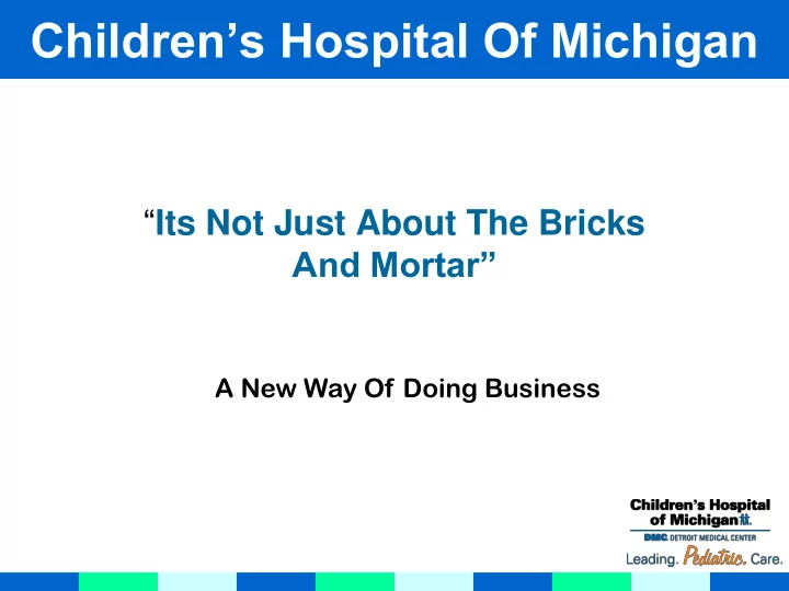 children s hospital of michigan