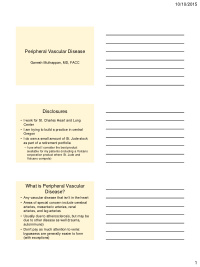 what is peripheral vascular