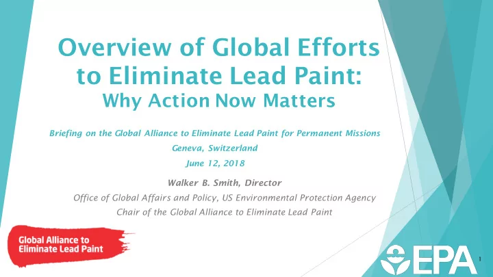 to eliminate lead paint