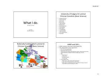 What  I  do.    Brent  ScoO    Eldon  Shaffer    MarJn  Storr