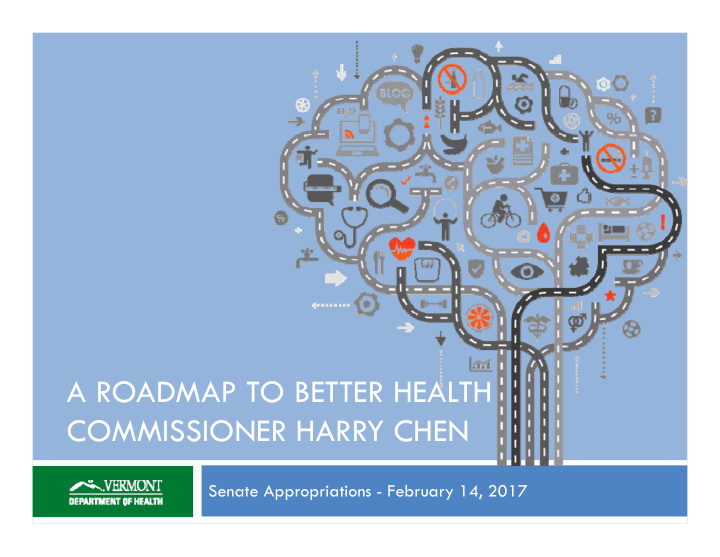 a roadmap to better health commissioner harry chen