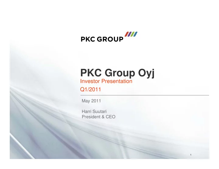 pkc group oyj