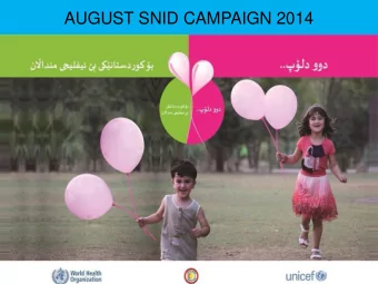 AUGUST SNID CAMPAIGN 2014  Security Background in Iraq  January 2014, Anbar governorate is taken