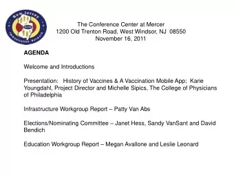 Presentation:   History of Vaccines &amp; A Vaccination Mobile App;  Karie  Youngdahl, Project