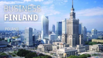 POLAND  3.4.2019 POLAND  COUNTRY OUTLOOK  Krakow belongs to the worlds top best global
