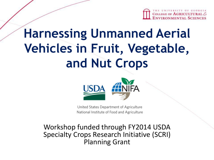 harnessing unmanned aerial vehicles in fruit vegetable