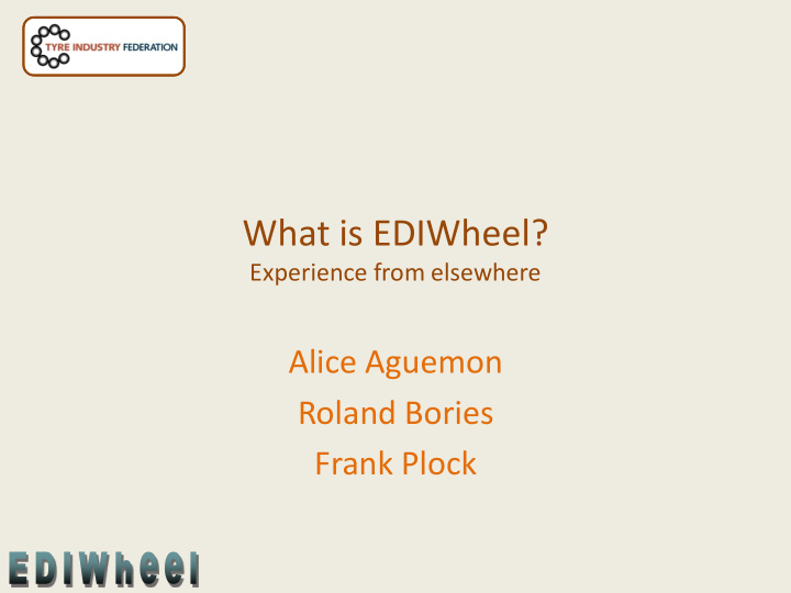 what is ediwheel