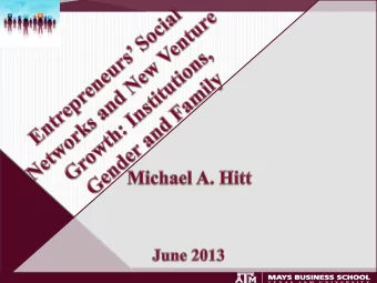 Kim &amp; Aldrich, 2005; Starr &amp; MacMillan, 1990; Stuart &amp;  Sorenson, 2007)  Research
