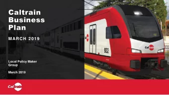 Plan  MARCH 2019  Local Policy Maker  Group  March 2019  Starting to Build  a Business Case