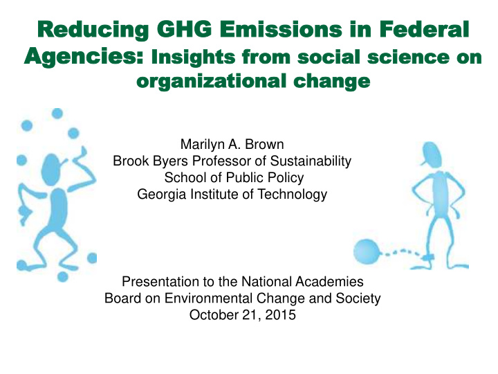 reducing gh educing ghg g emissions emissions in f in