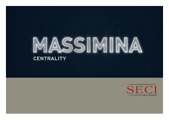 CENTRALITY  BUFALOTTA  LOCATION  SAXA RUBRA  BUFALOTTA  SANTA MARIA  DELLA PIET  GRA  EST BYPASS