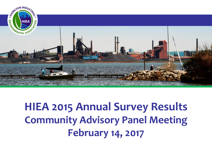 hiea 2015 annual survey results