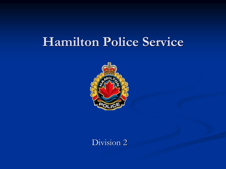 hamilton police service