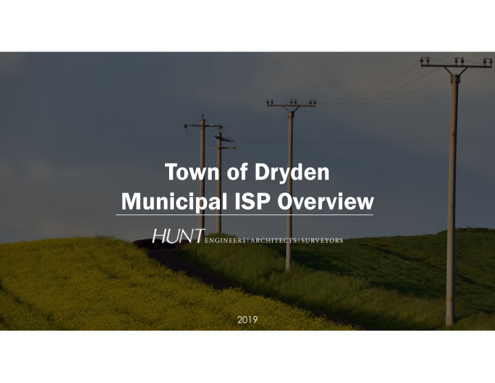 town of dryden municipal isp overview