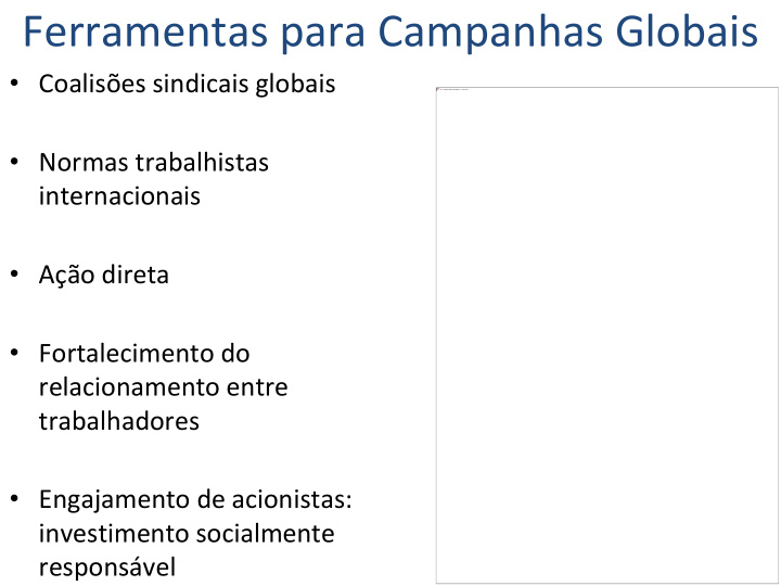 ferramentas para campanhas globais