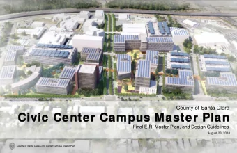 Civic Cent  Civic Center Campu  er Campus Maste  s Master Pl  r Plan  an  Final EIR, Master Plan,