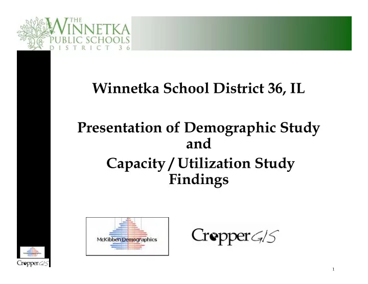 winnetka school district 36 il presentation of