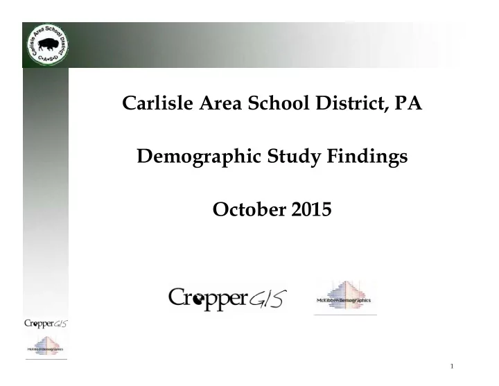 carlisle area school district pa demographic study