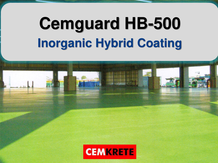 cemguard hb 500