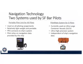 ~   ULCV Passage Feasibility and Assessment for Oakland SFBP participated in a study with the