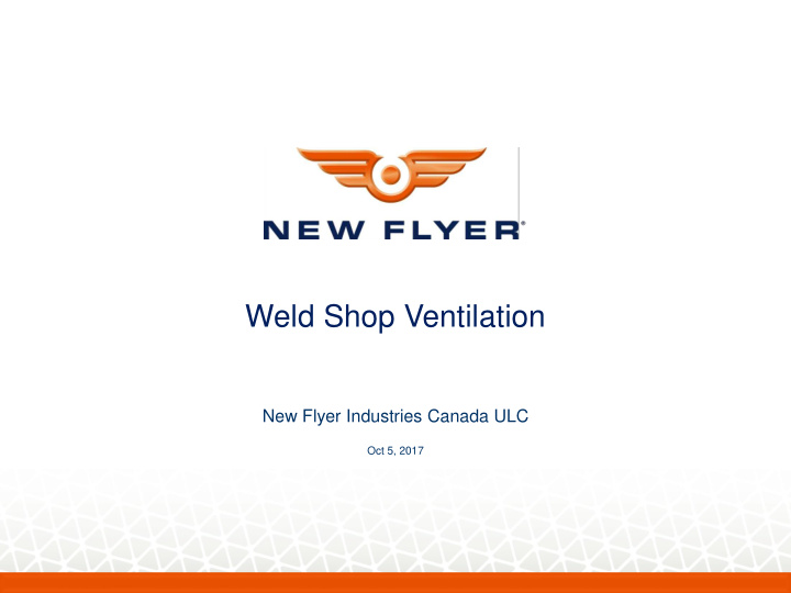 weld shop ventilation