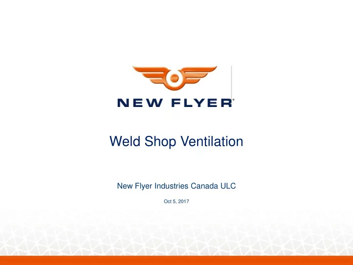weld shop ventilation