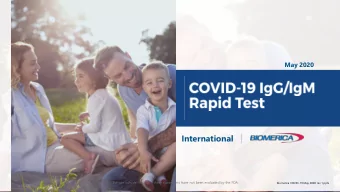 International  For use outside the USA - these statements have not been evaluated by the FDA