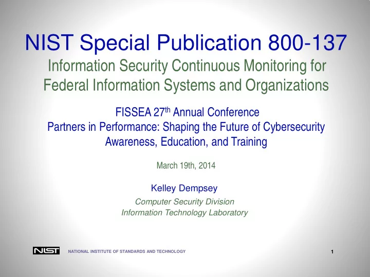 nist special publication 800 137