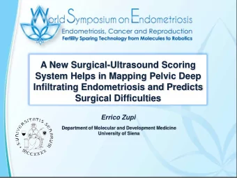 A New Surgical-Ultrasound Scoring  System Helps in Mapping Pelvic Deep  Infiltrating Endometriosis