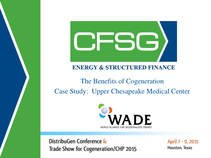 the benefits of cogeneration case study upper chesapeake