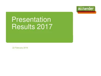 Presentation  Results 2017  22 February 2018  Key credit highlights    Largest regional energy