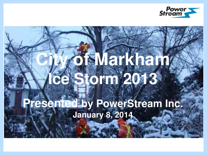 city of markham