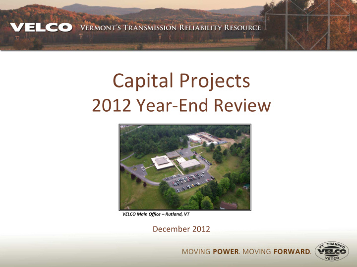 capital projects