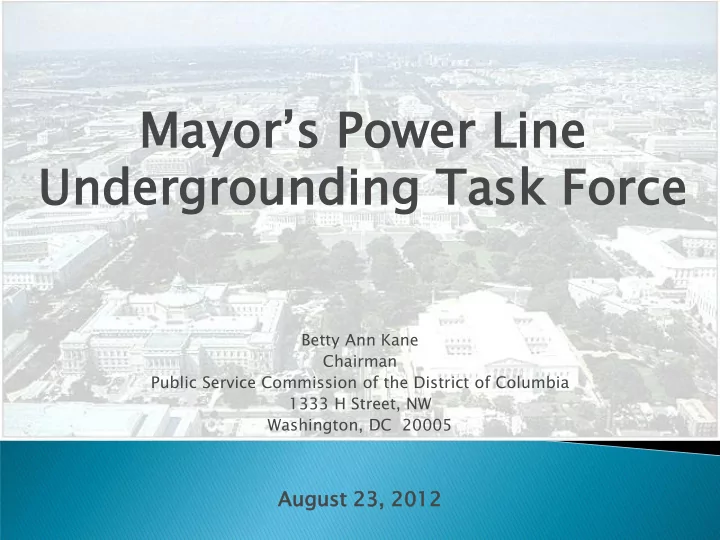 mayor s power line