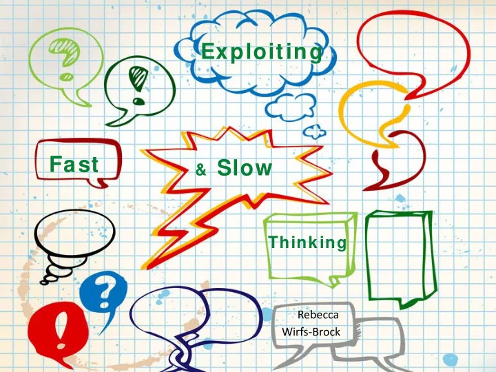 exploiting fast slow