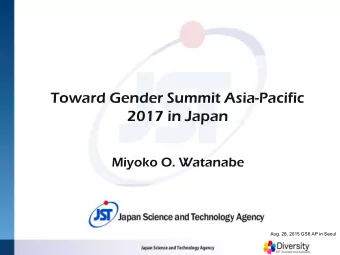 2017 in Japan  Miyoko O. Watanabe  Aug. 28, 2015 GS6 AP in Seoul  The Tales of the Heike  The sound