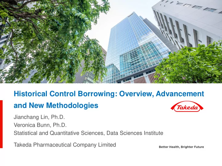 historical control borrowing overview advancement and new